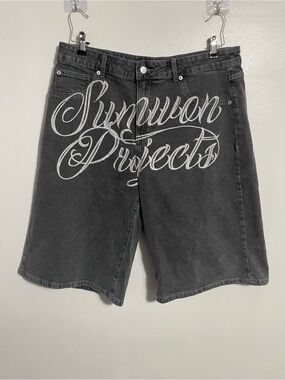 Streetwear Sumwon Project Embroidered Jorts